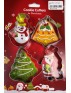 CHRISTMAS COOKIE CUTTERS SET 4 